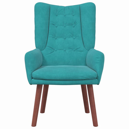 fåtölj Turkos 63 x 67 x 94 cm Sammet