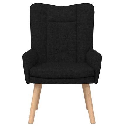fåtölj Svart 63 x 67 x 94 cm Tyg och plywood