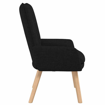 fåtölj Svart 63 x 67 x 94 cm Tyg och plywood