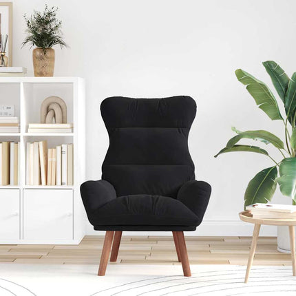 fåtölj Svart 69 x 74 x 93 cm Sammet