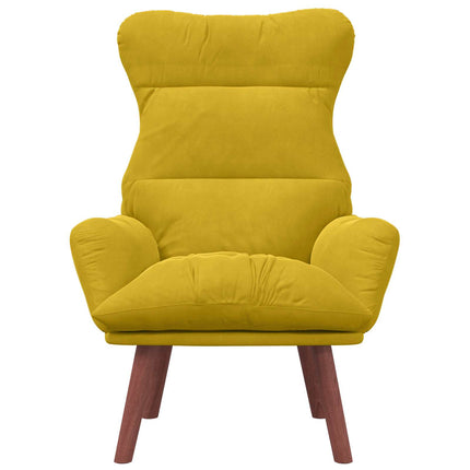 fåtölj Gul 69 x 74 x 93 cm Sammet