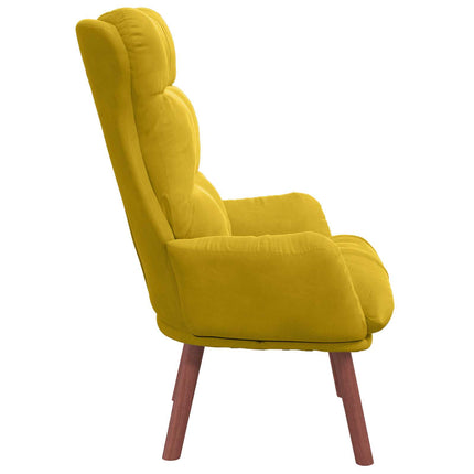 fåtölj Gul 69 x 74 x 93 cm Sammet