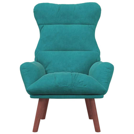 fåtölj Turkos 69 x 74 x 93 cm Sammet