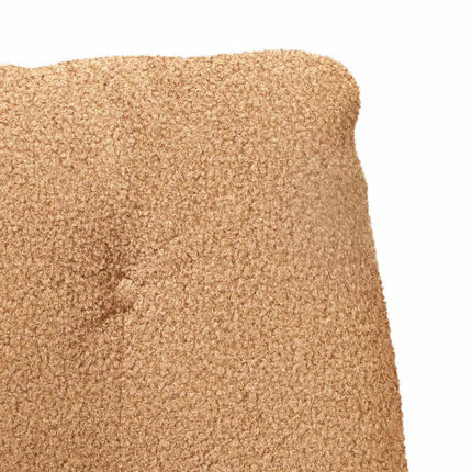 fåtölj Beige 69 x 74 x 93 cm Sherpa tyg
