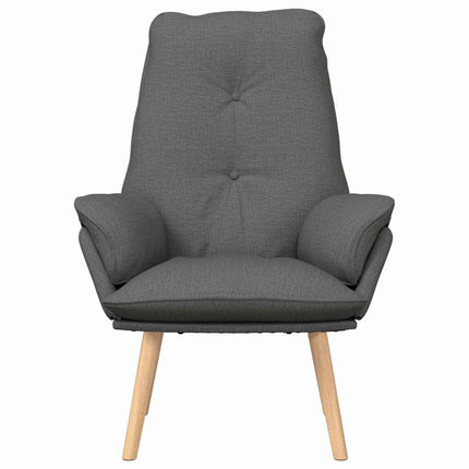 fåtölj Mörkgrå 69 x 74 x 93 cm Tyg och plywood