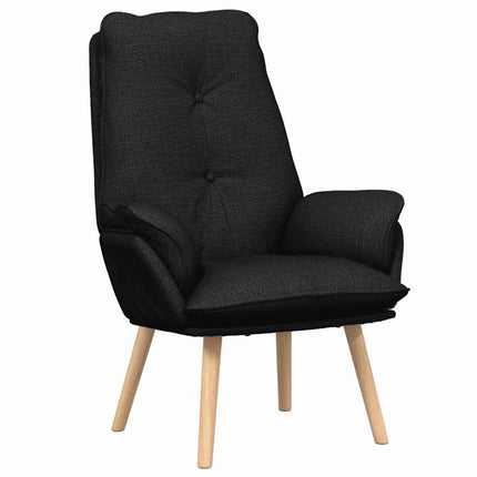 fåtölj Svart 69 x 74 x 93 cm Tyg och plywood