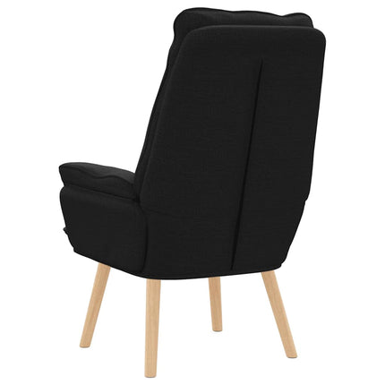 fåtölj Svart 69 x 74 x 93 cm Tyg och plywood