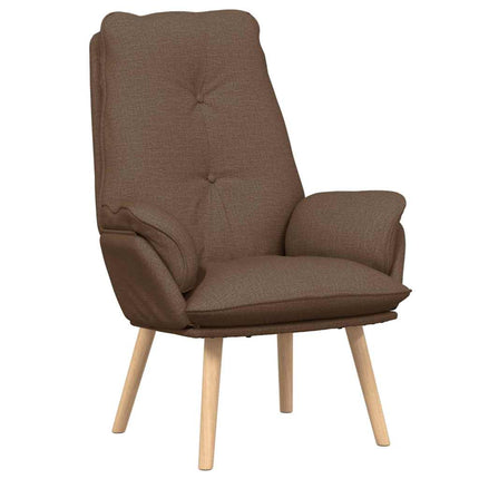 fåtölj Brun 69 x 74 x 93 cm Polyester och plywood