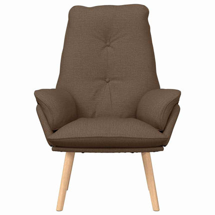 fåtölj Brun 69 x 74 x 93 cm Polyester och plywood