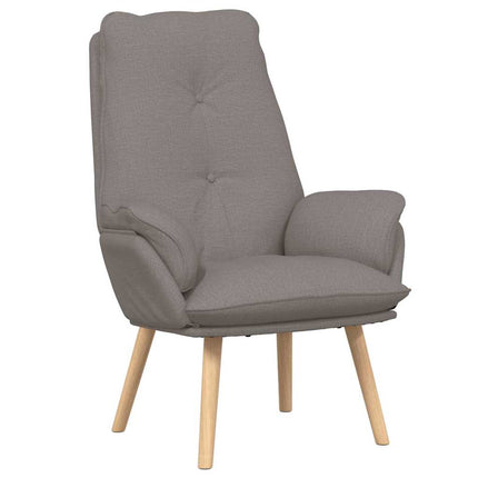fåtölj Taupe 69 x 74 x 93 cm Tyg och plywood