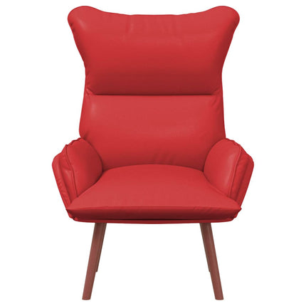 fåtölj Röd 69 x 74 x 93 cm Konstläder