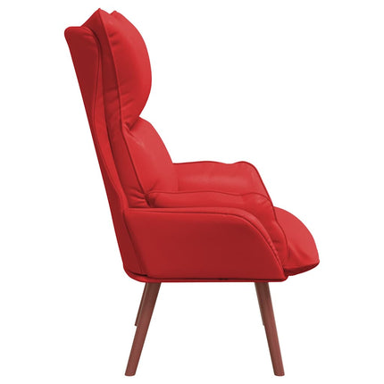 fåtölj Röd 69 x 74 x 93 cm Konstläder