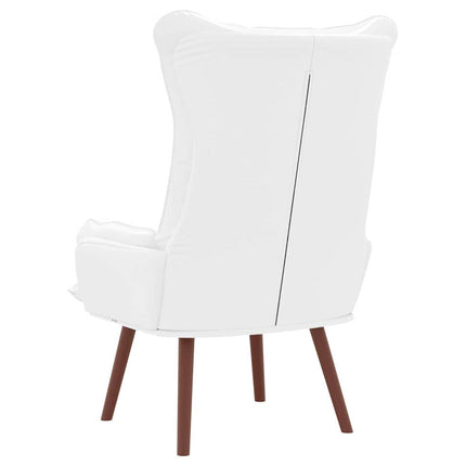 fåtölj Vit 69 x 74 x 93 cm Konstläder