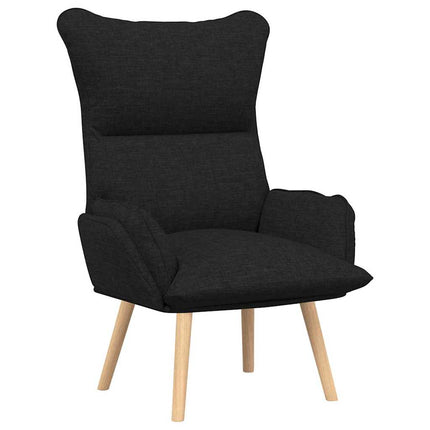 fåtölj Svart 69 x 74 x 93 cm Tyg och plywood