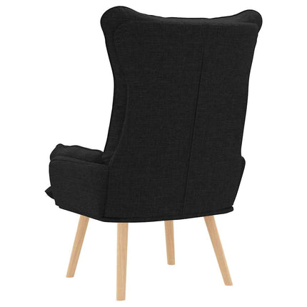 fåtölj Svart 69 x 74 x 93 cm Tyg och plywood