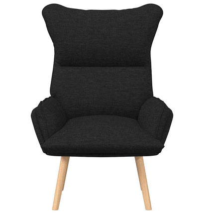 fåtölj Svart 69 x 74 x 93 cm Tyg och plywood