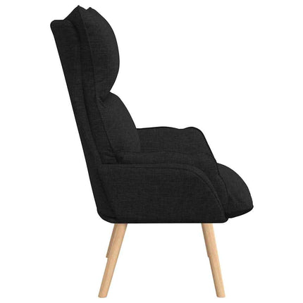 fåtölj Svart 69 x 74 x 93 cm Tyg och plywood