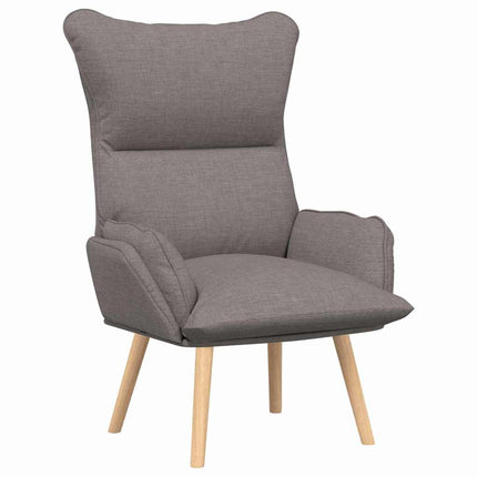 fåtölj Taupe 69 x 74 x 93 cm Tyg och plywood
