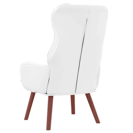 fåtölj Vit 69 x 74 x 93 cm Konstläder