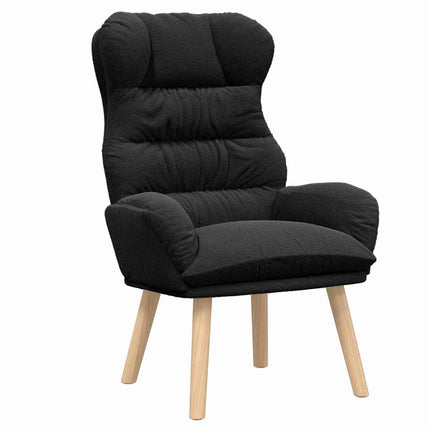 fåtölj Svart 69 x 74 x 93 cm Sherpa tyg