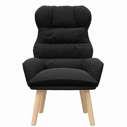 fåtölj Svart 69 x 74 x 93 cm Sherpa tyg