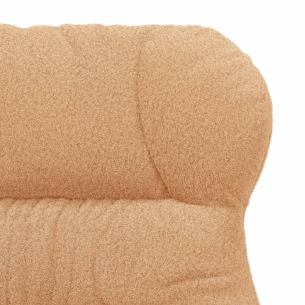 fåtölj Beige 69 x 74 x 93 cm Sherpa tyg