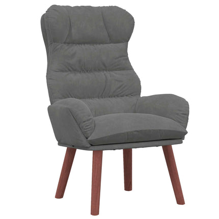 fåtölj Mörkgrå 69 x 74 x 93 cm Sammet