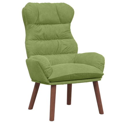 fåtölj Ljusgrön 69 x 74 x 93 cm Sammet