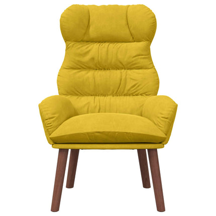 fåtölj Gul 69 x 74 x 93 cm Sammet