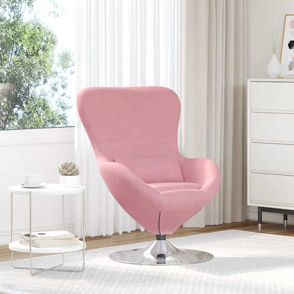 Äggfåtölj Rosa Sammet