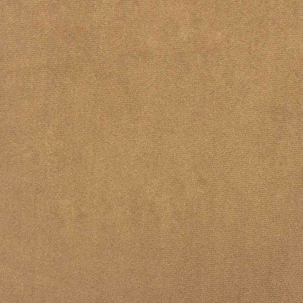 Äggstol med Fotpall Brun Sammet