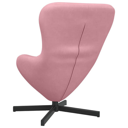 Äggfåtölj Rosa 63 x 73 x 90 cm Sammet