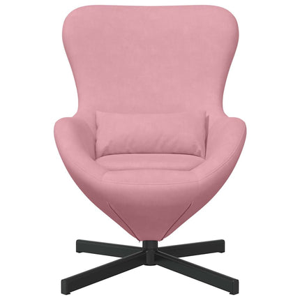 Äggfåtölj Rosa 63 x 73 x 90 cm Sammet