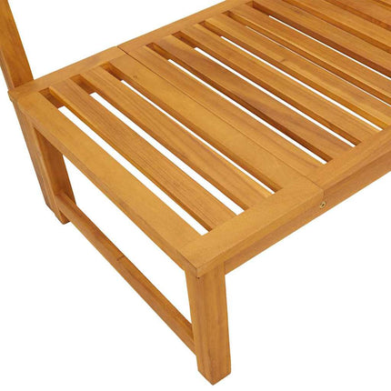 Solstol Reclining Olivenatur 200 x 57 x 75cm Massivt akaciaträ