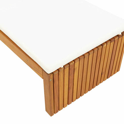 Solstol Reclining Olivenatur 200 x 55 x 94 cm Massivt akaciaträ