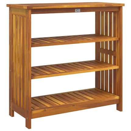 Trädgårdsskab Naturfärg 90 x 40 x 90cm Massivt Akaciaträ