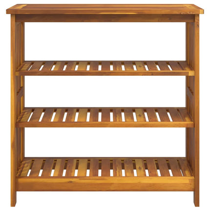 Trädgårdsskab Naturfärg 90 x 40 x 90cm Massivt Akaciaträ