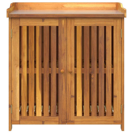 Trädgårdsskab Naturfärg 93 x 41,5 x 98cm Massivt Akaciaträ