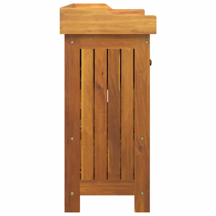 Trädgårdsskab Naturfärg 78 x 36,5 x 78 cm Massivt Akaciaträ