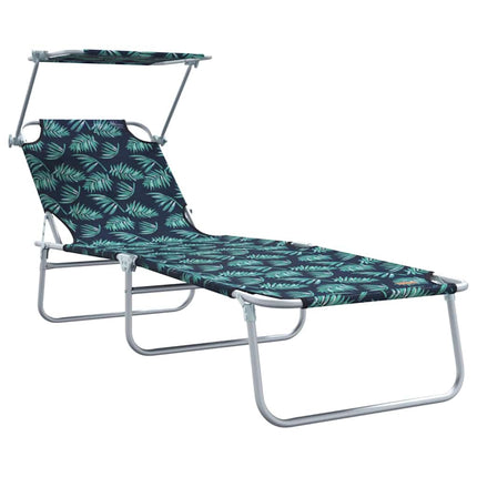 Solstol 2 st Polyester Grön