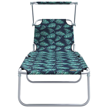 Solstol 2 st Polyester Grön