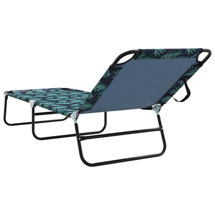 Hopfällbar solstol Flerfärgsdesign 188 x 57 x 86,5 cm Polyester