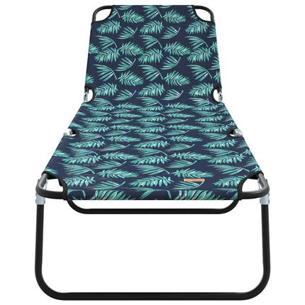 Hopfällbar solstol Flerfärgsdesign 188 x 57 x 86,5 cm Polyester