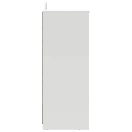 Skrivbord med öppen förvaring och tavla ROROS Vitt och Grått