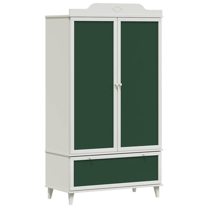 Krittavla Garderob ROROS Vit 90 x 45 x 165 cm Konstruerat trä