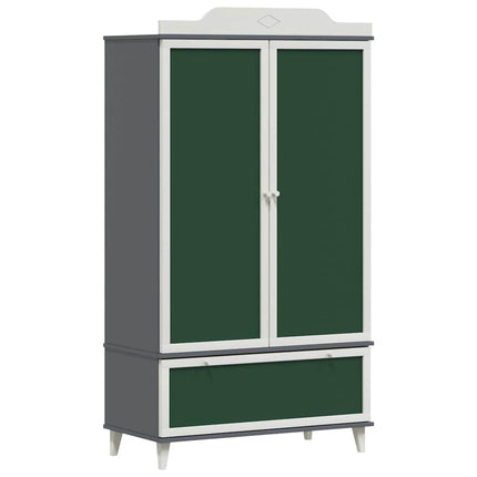 Barnens kreativa förvaring ROROS Grå och Vit 90 x 45 x 165 cm