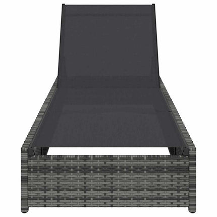 Solstol Reclining Grå 200.5 x 70 x 75 cm konstrotting