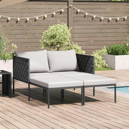 Solbädd Antracit 153 x 115 x 69.5 cm Pulverlackerat stål