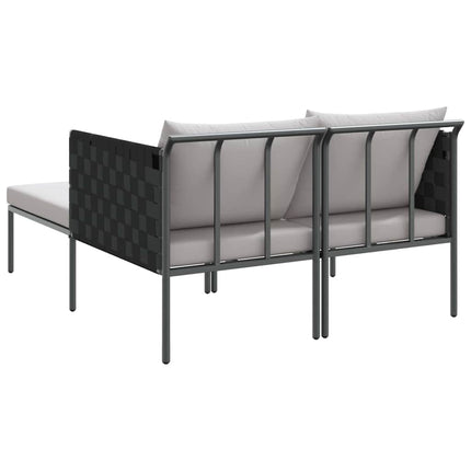 Solbädd Antracit 153 x 115 x 69.5 cm Pulverlackerat stål