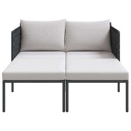 Solbädd Antracit 153 x 115 x 69.5 cm Pulverlackerat stål